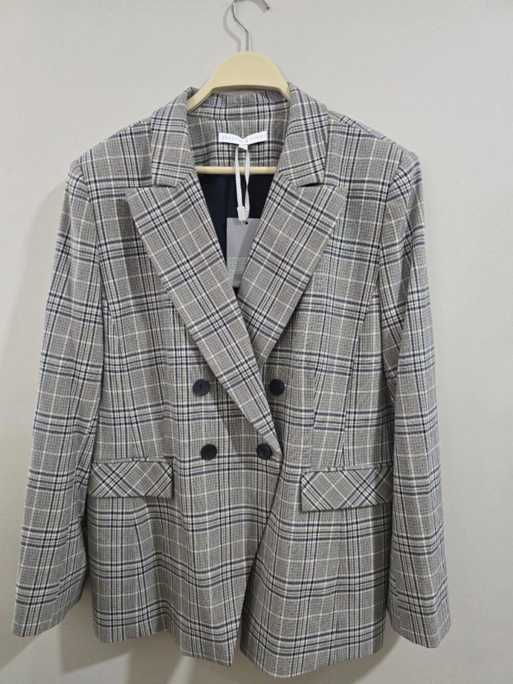 NWT Preston & York Blazer Ladies 18 Plaid Preppy Academia Career Professional